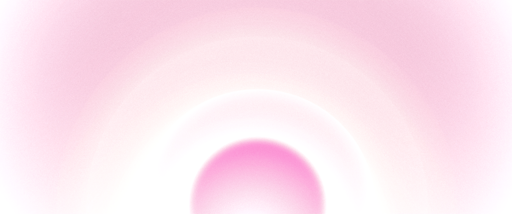 An abstract image featuring soft gradients of pink and white, creating a circular pattern that suggests depth and light.